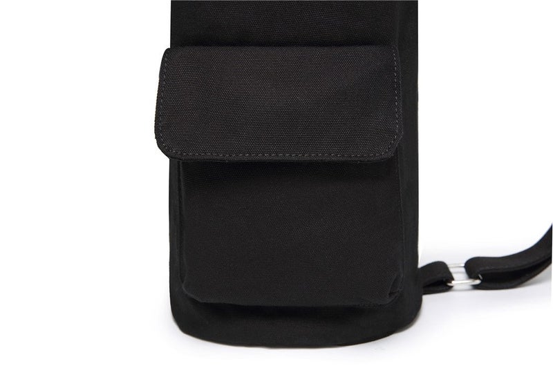 FREMOUS Yoga Mat Bag,Full-zip Exercise Yoga Mat Carrier Bag - Double Storage Pocket,Easy Access Zipper, Adjustable Shoulder Strap and Handle,Fits Most Mats(black) - Image 4